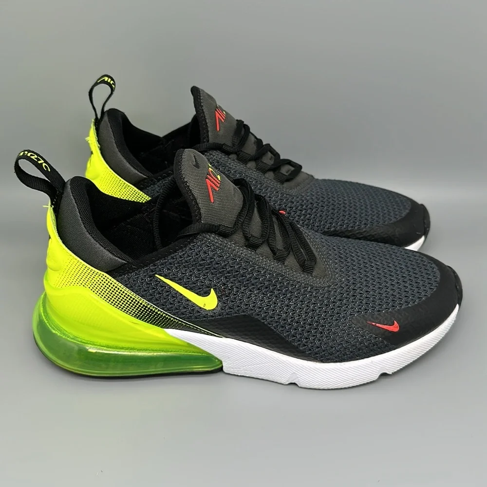 Nike Air Max 270 Retro Future Neon Black Running Shoes Men's Sz 9
